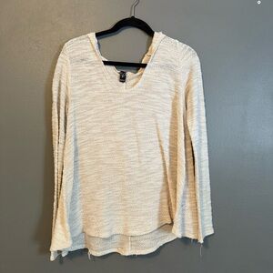 Windsor Cream Textured Long Sleeve Top